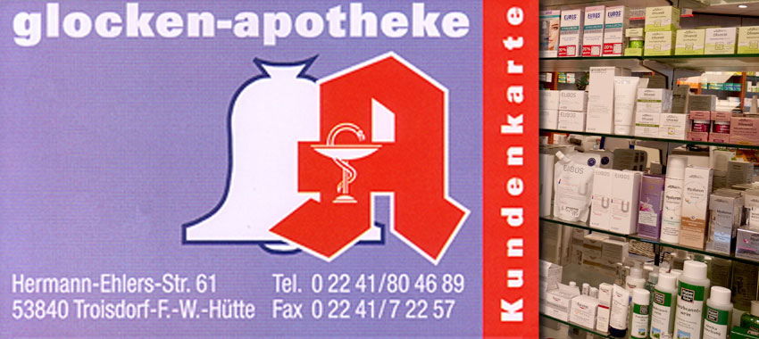 Kundenkarte - Glocken-Apotheke Troisdorf Kundenkarte - Glocken-Apotheke Troisdorf